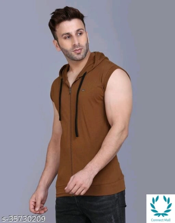 Men's Casual Hooded Tshirt - XL